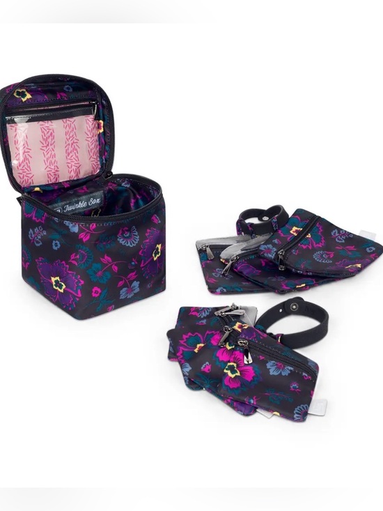 lug Handbags - LUG Twinkle 3pc Sets -  Boho Floral Black NWT